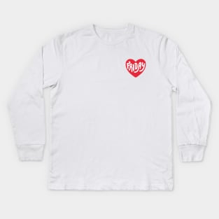 Friday love Kids Long Sleeve T-Shirt